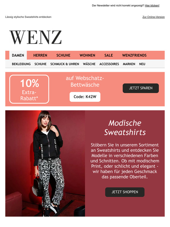 💡 Trendteile aus Sweat - Shirts & Kleider