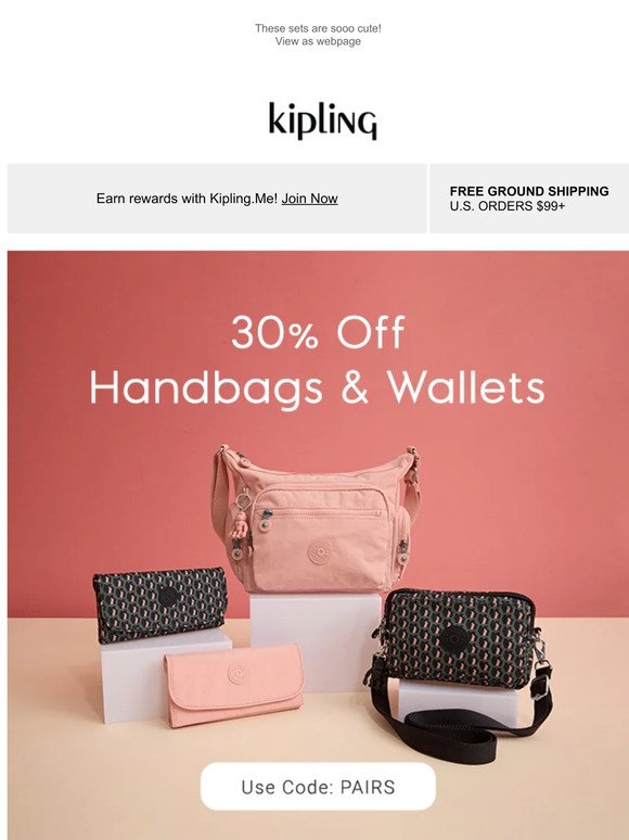 New Handbag, New Wallet…30% Off Now!