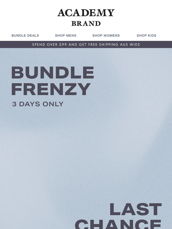 Last Chance! | Academy Bundle Frenzy