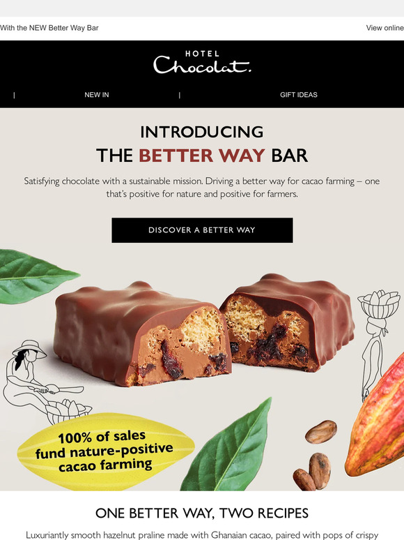 Hotel Chocolat USA Help support a better way for cacao farming 🌱 Milled