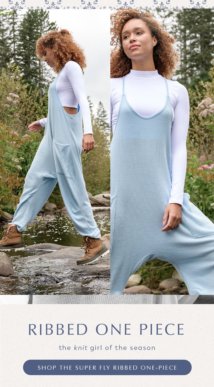 The Super Fly Ribbed One-Piece
