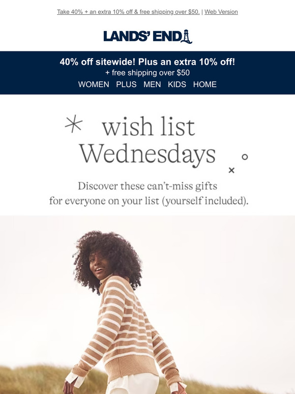 Land's End Introducing Wish List Wednesdays! Milled