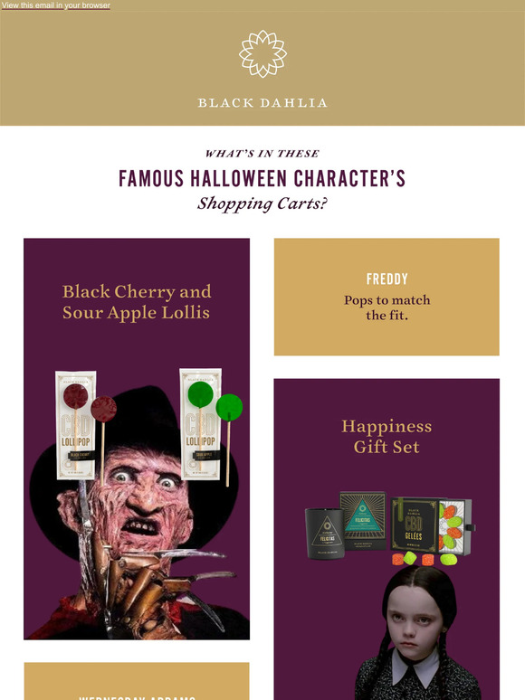 Grassland Botanicals Inc. (In)famous Halloween Characters what's in their cart? Milled