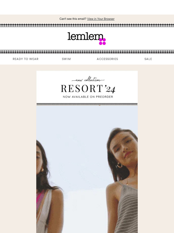 Discover our New Resort Collection  💫