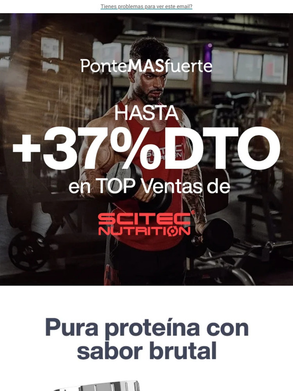 37% DTO en Scitec Nutrition ⚡