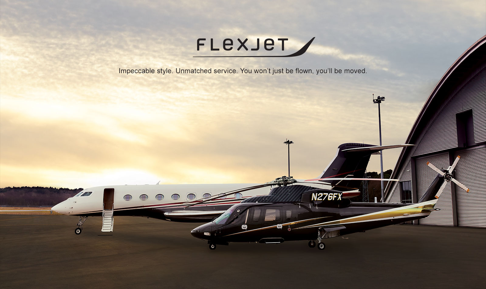 Robb Report Interchange Hours with Flexjet Owned & Operated Sikorsky S