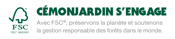 Cémonjardin s'engage auprès de FSC® (FSC® N003591)