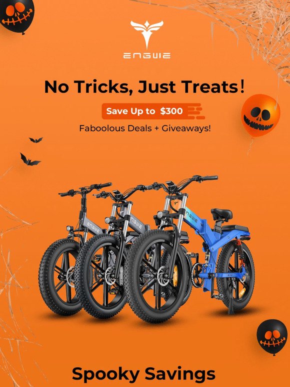 🎃Get Ready to Trick or Treat with a New E-Bike?