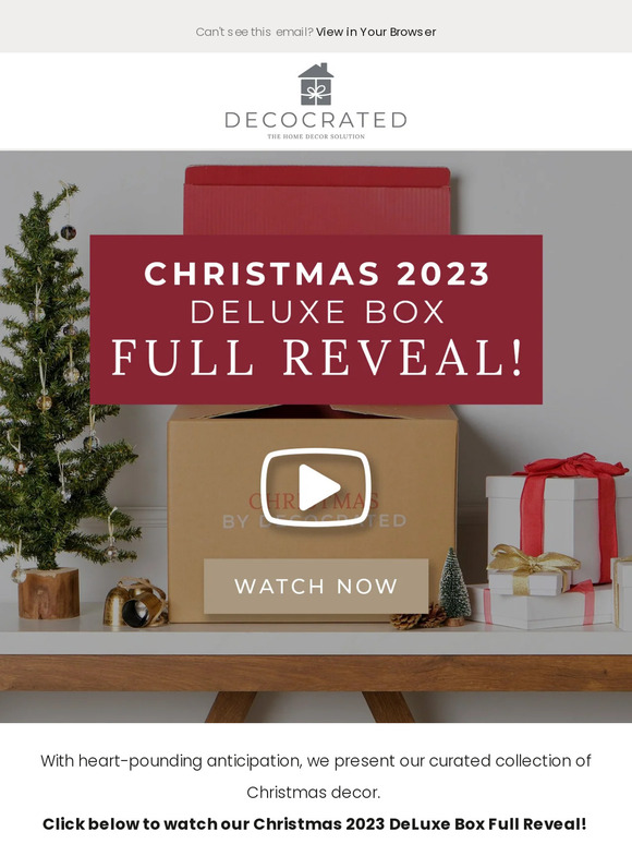 Decocrated Christmas 2023 DeLuxe Box FULL REVEAL🎄 Milled