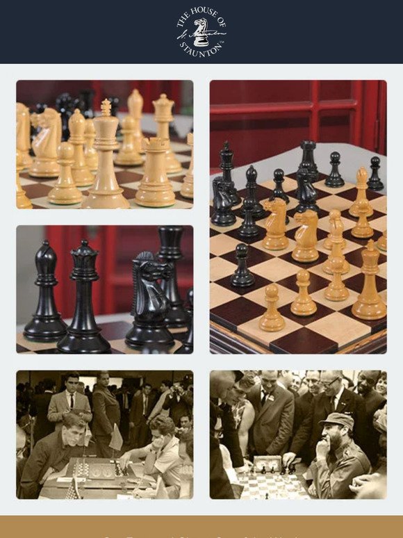 Our Featured Chess Set of the Week - The Havana 1966 Commemorative Series Chess Pieces - 3.875" King