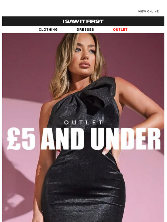 'fits for £5 and UNDER 💥 Outlet