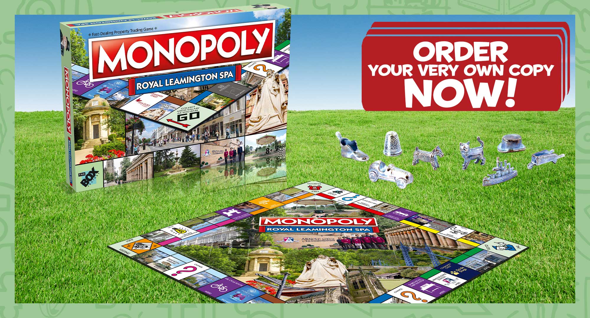 Winning Moves: Royal Leamington Spa Monopoly LAUNCHED TODAY! | Milled