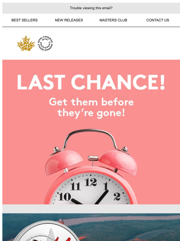 Last chance! Get them before they're gone.