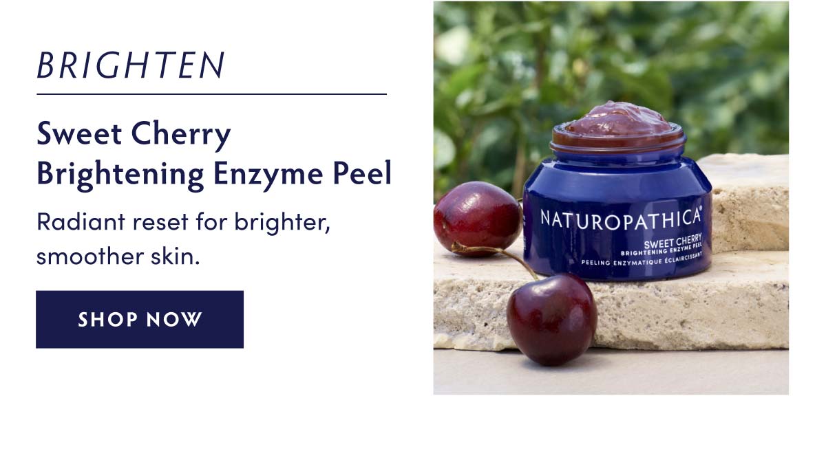 BRIGHTEN Sweet Cherry Brightening Enzyme Peel is a radiant reset for brighter, smoother skin.
