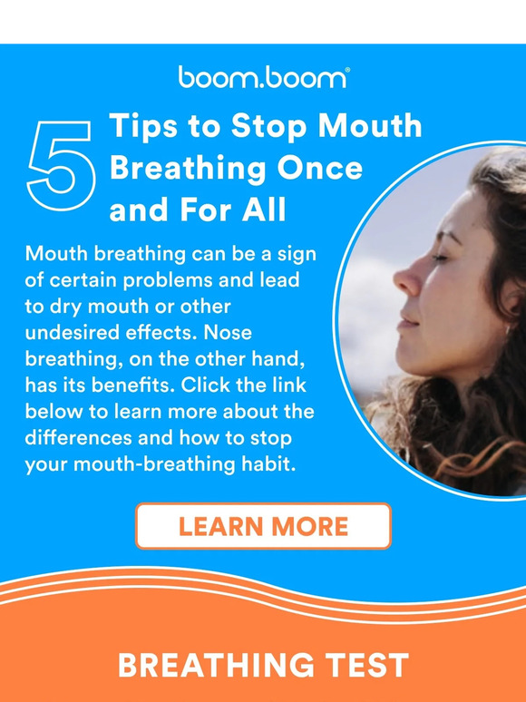 BoomBoom: 5 Tips to Stop Mouth Breathing | Milled