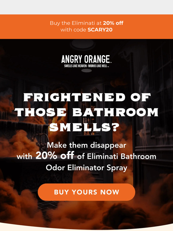 Say goodbye to scary smells 😱