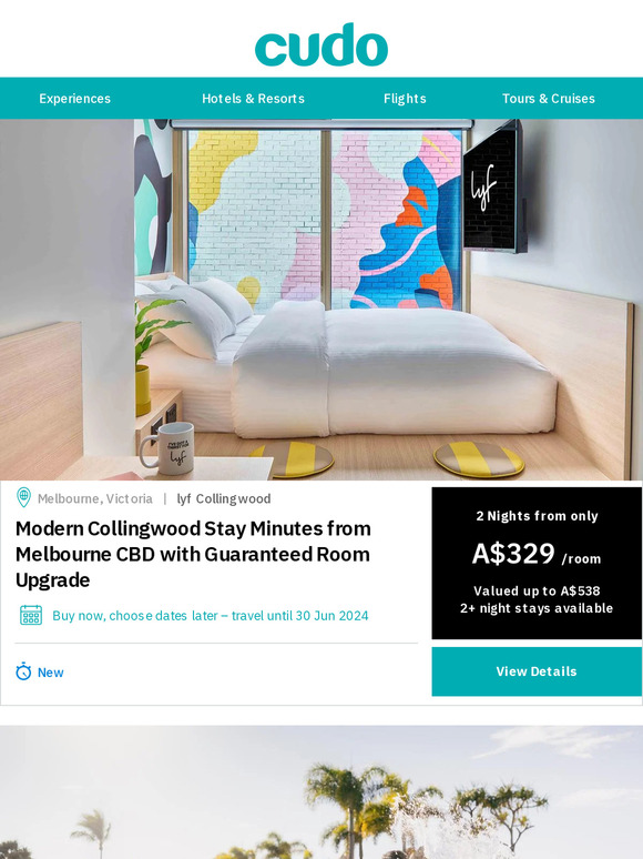 NEW lyf Melbourne PLUS Sea World, Bali and Thailand