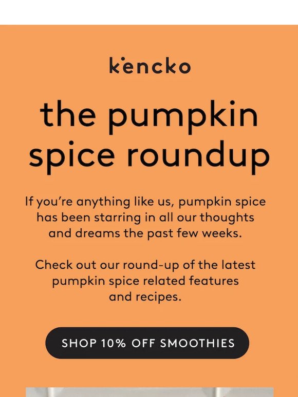 the pumpkin spice roundup