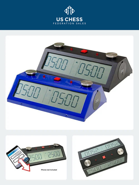 Introducing The Tap N Set™ Pro Digital Chess Clock