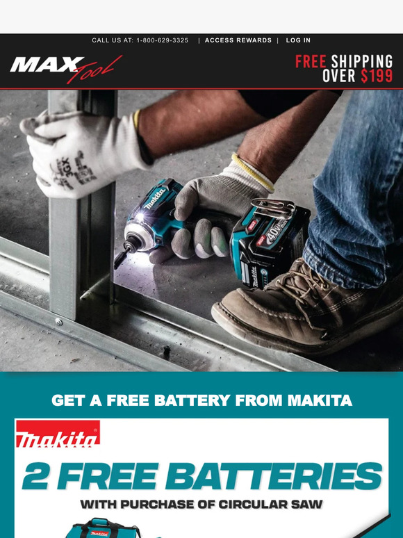 Unlock FREE Makita Batteries 🔋 Details Inside