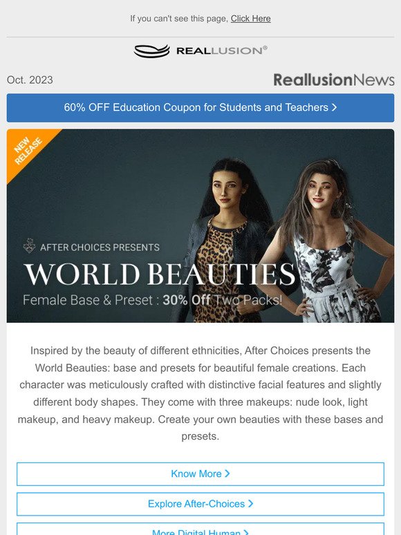 World Beauties: Create Your Own Beauties via Base & Presets!
