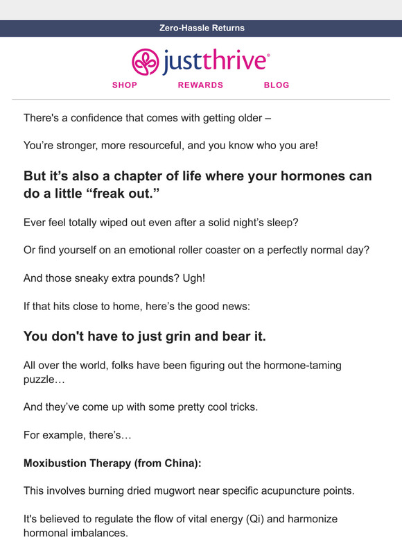 The easy way to hormone bliss
