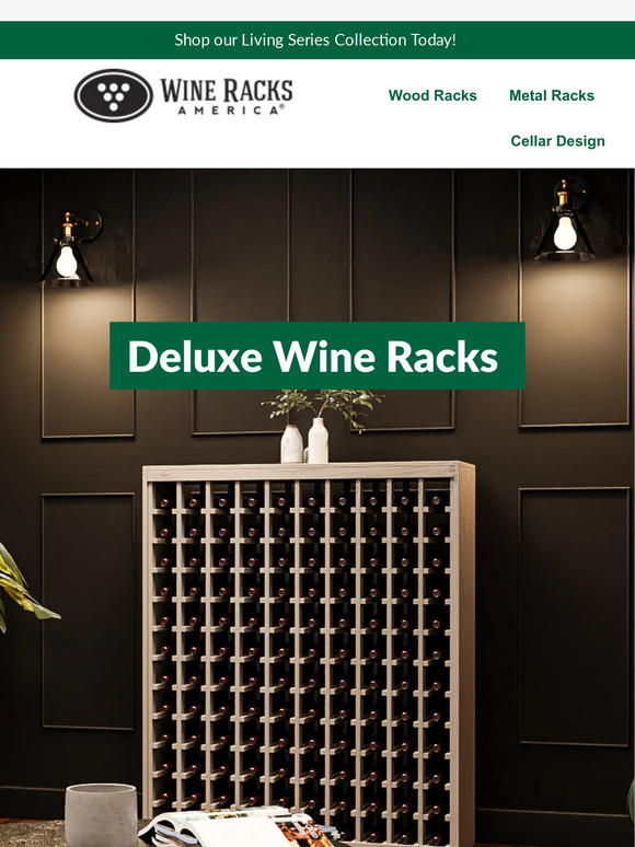 Wine Racks America Living Series Deluxe Wine Racks 15 off Milled