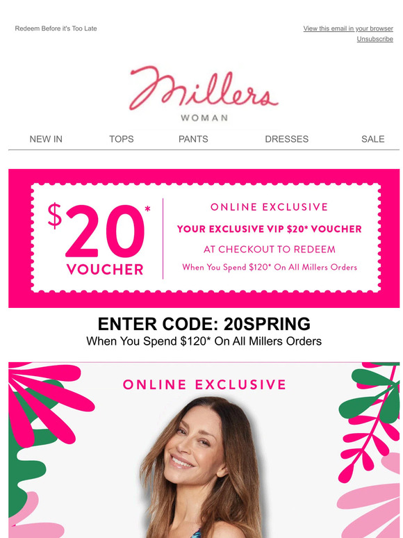 Millers: Congratulations! You've Got a $20 Voucher | Milled