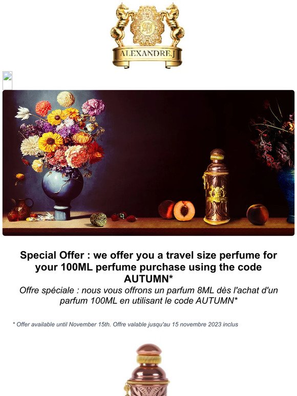 Special offer for Autumn season !