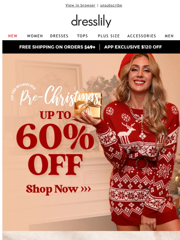 Pre-Christmas Up To 60% Off +Halloween Clearance Down To $1