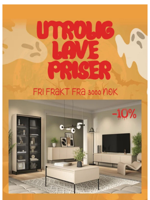 Utrolig lave priser...Du kan ikke gå glipp av det!