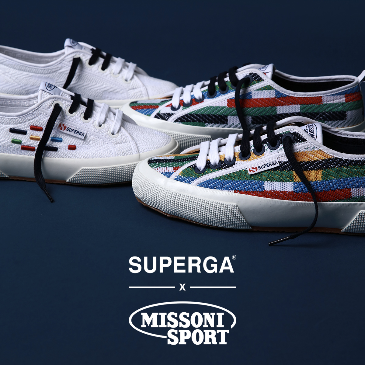 Superga UK Superga x Missoni Sport Pixel perfect Milled