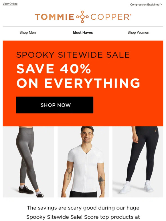 Tommie Copper Save 40 on Everything! Milled