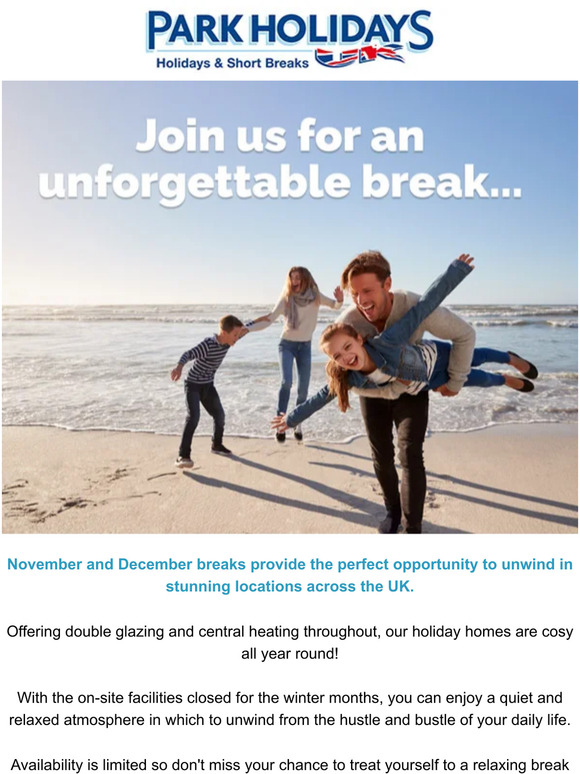 Join us for an unforgettable break