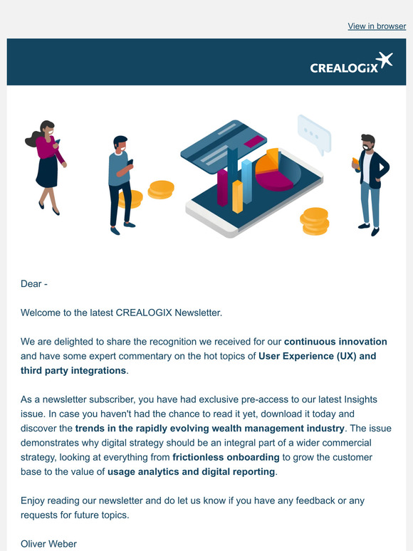 CREALOGIX wins Top Innovative Companies 2024 Award