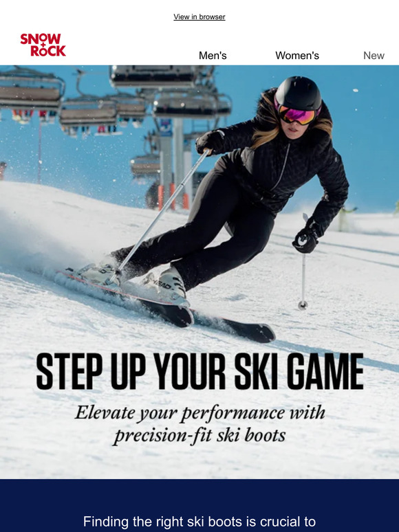 Snow And Rock Step up your ski game with ski boot fitting Milled