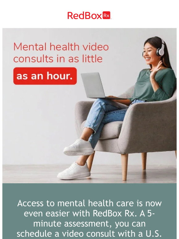 RedBox Rx: New feature makes mental health treatment even easier | Milled