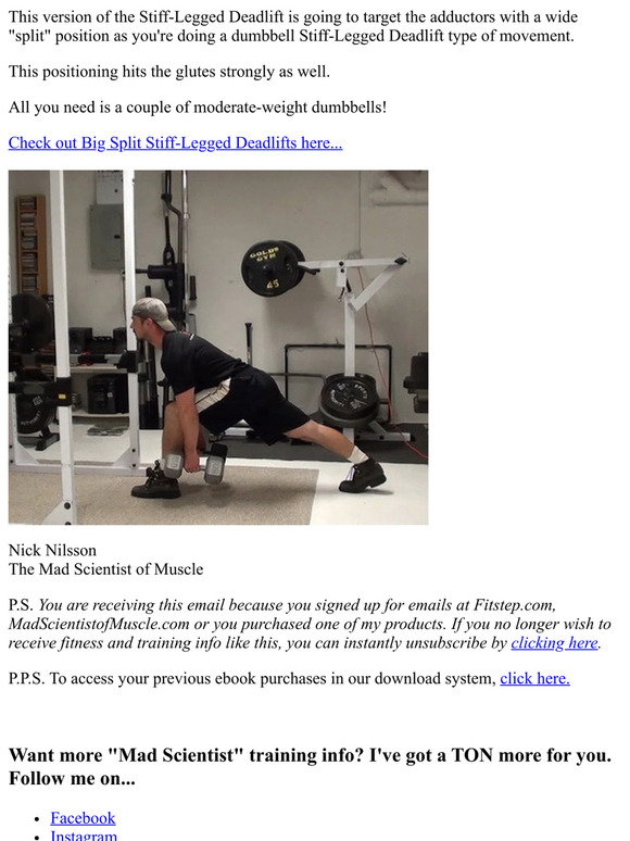 Fitstep Hammer Glutes Adductors And Hamstrings With This Exercise Milled
