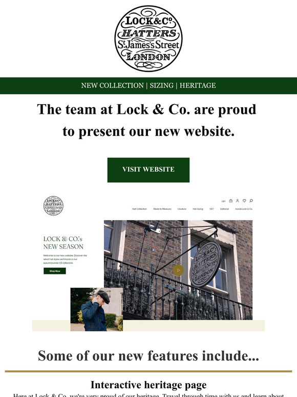 Lock & Co. New Website Is Live
