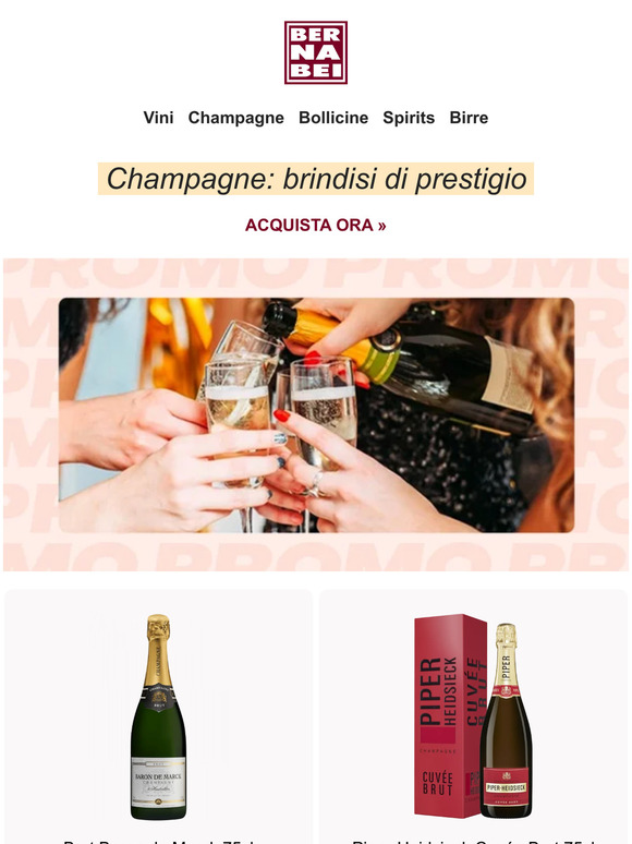 Prezzi IMPERDIBILI 😵 Champagne €21.80