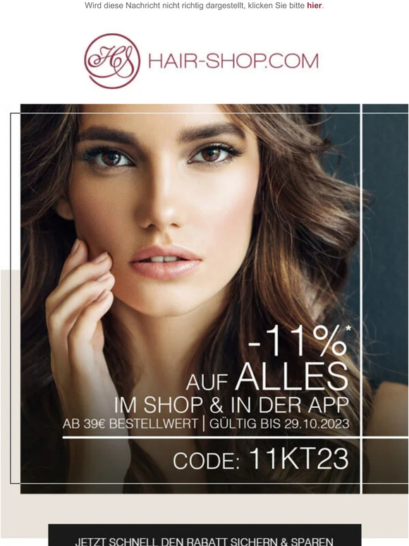 11% Rabatt auf alles 😍 BIS SONNTAG!