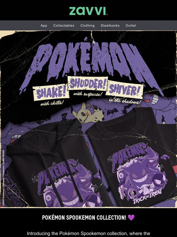 Shake! Shudder! Shiver! Pokémon Spookemon Collection - Go Go!