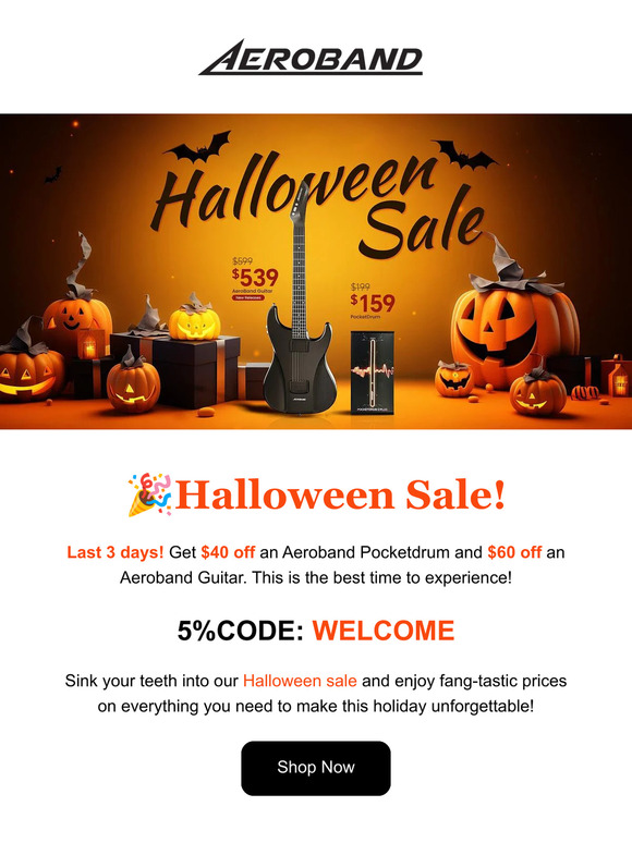 🎃Countdown Begins! Only 4 Days Left for Halloween Super Deals!