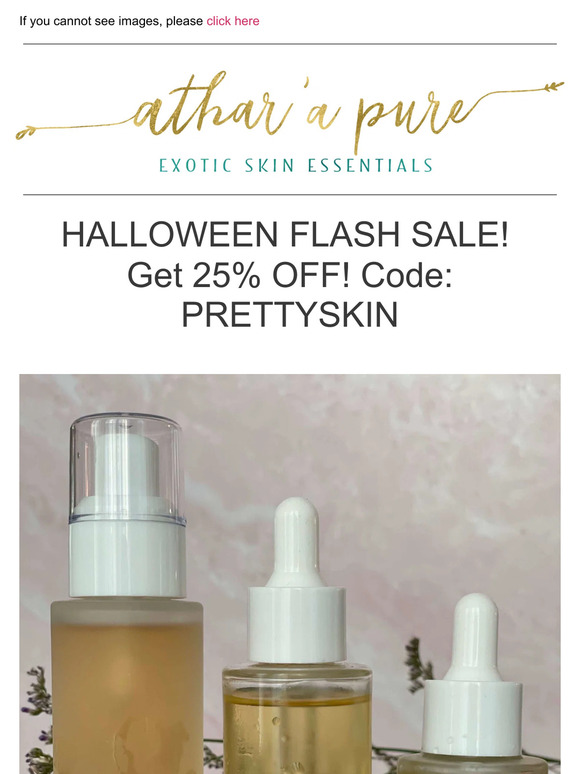 Halloween Flash Sale! Get 25% Off!  🎃 👻