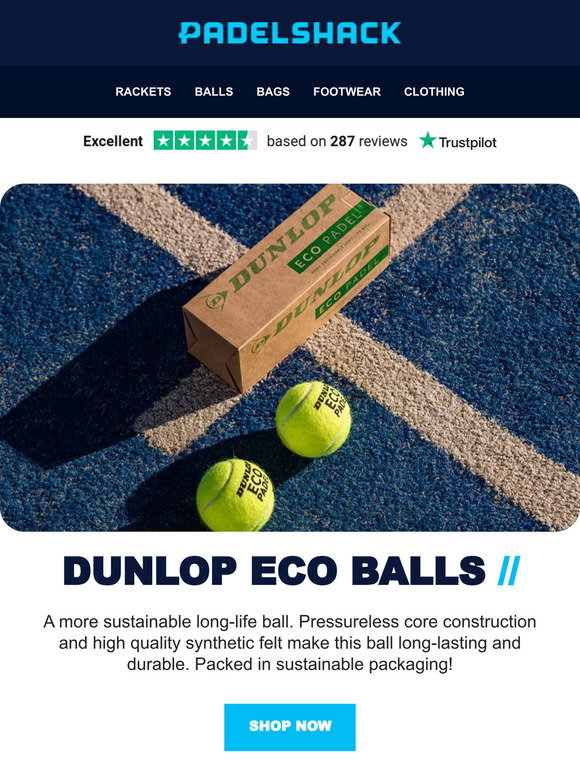 Balle de padel Dunlop Eco Padel EU - Dunlop - Balles - Padel