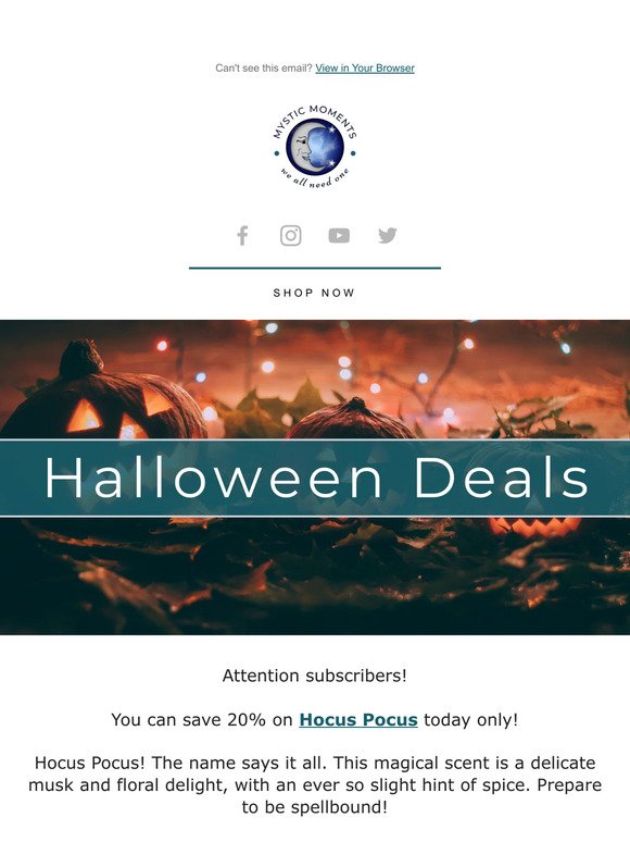 Halloween Deals! 🎃