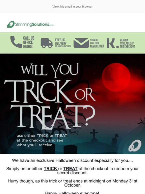 Will you trick or treat? 🎃