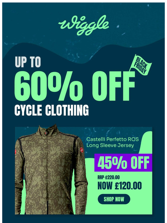Up to 60% off cycle clothing