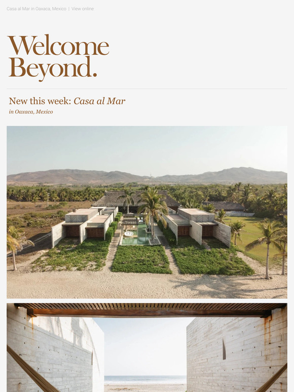 New this week: Casa al Mar