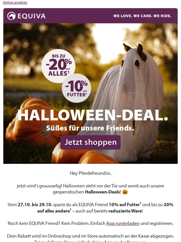 Booo 👻 Bereit für unsere Halloween-Deals?